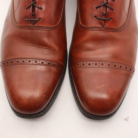 Allen Edmonds Byron Shoes Men\'s Size 12 A Narrow Brown Leather Dress Oxford USA main image 6